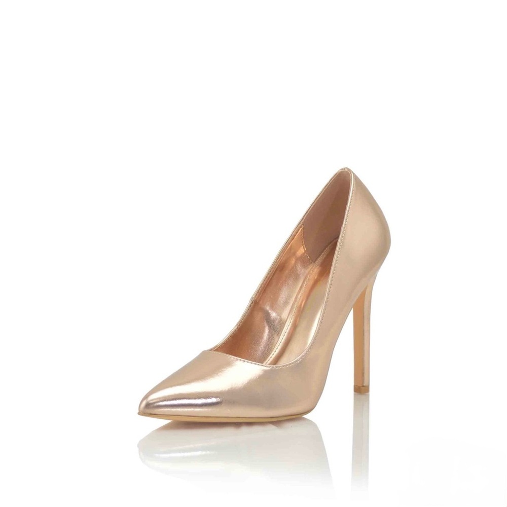 Elegant Gold Stiletto Heels